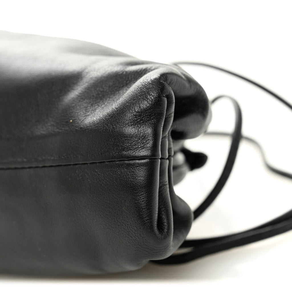 Butter Calfskin The Mini Pouch Black