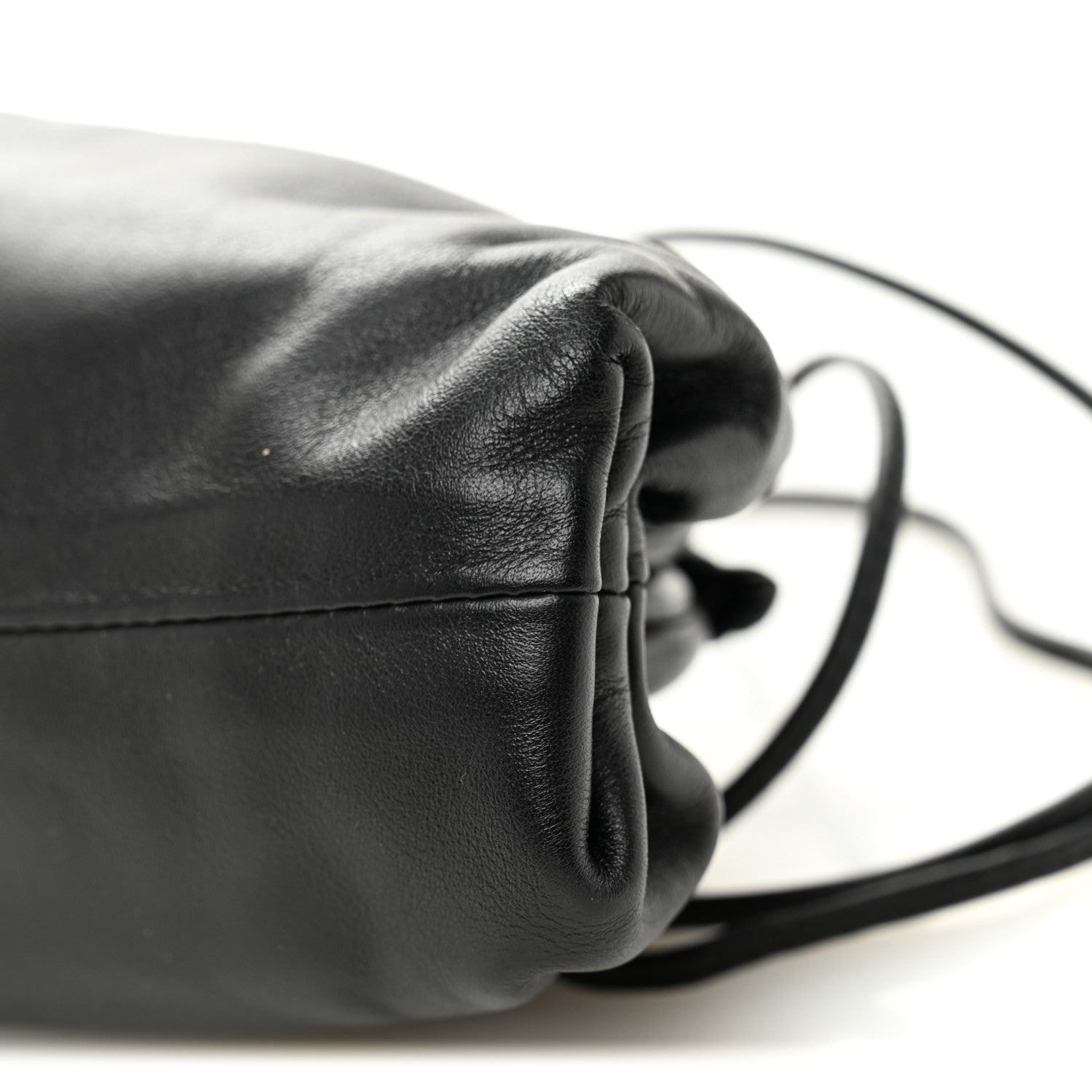 Butter Calfskin The Mini Pouch Black