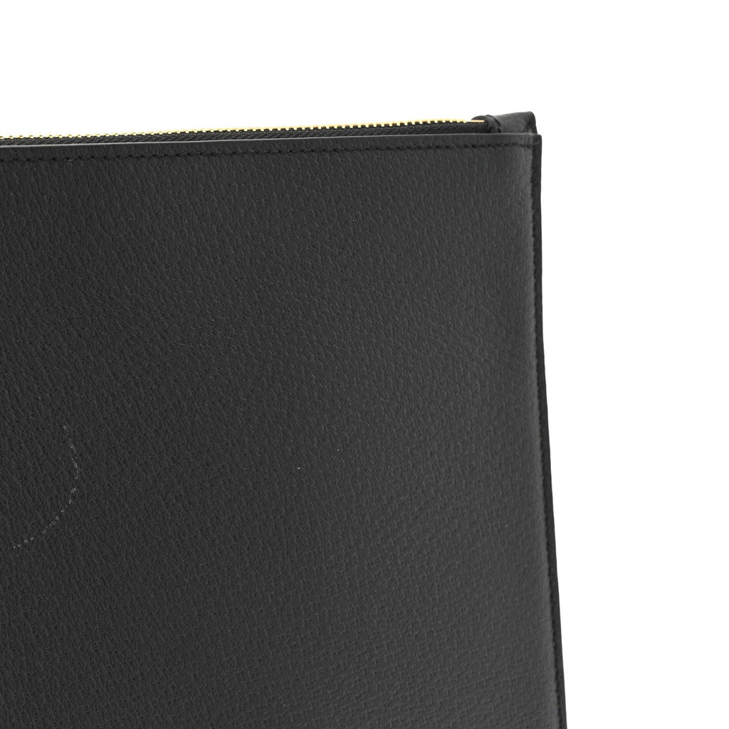Calfskin Horsebit 1955 Wristlet Pouch Black