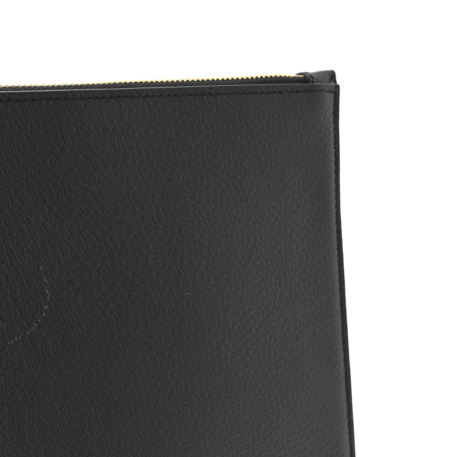 Calfskin Horsebit 1955 Wristlet Pouch Black