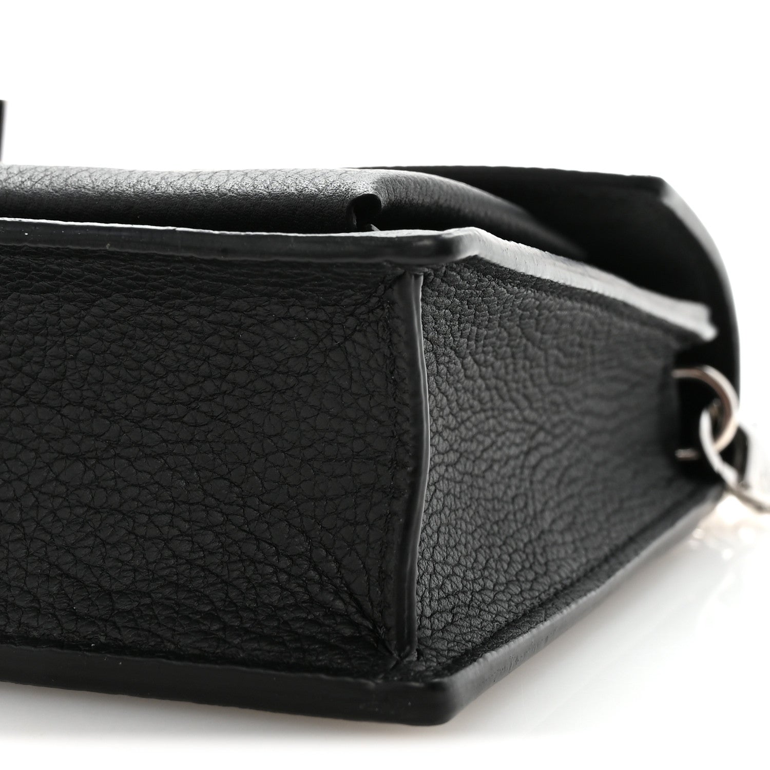 Soft Calfskin My Lockme Chain Pochette Black