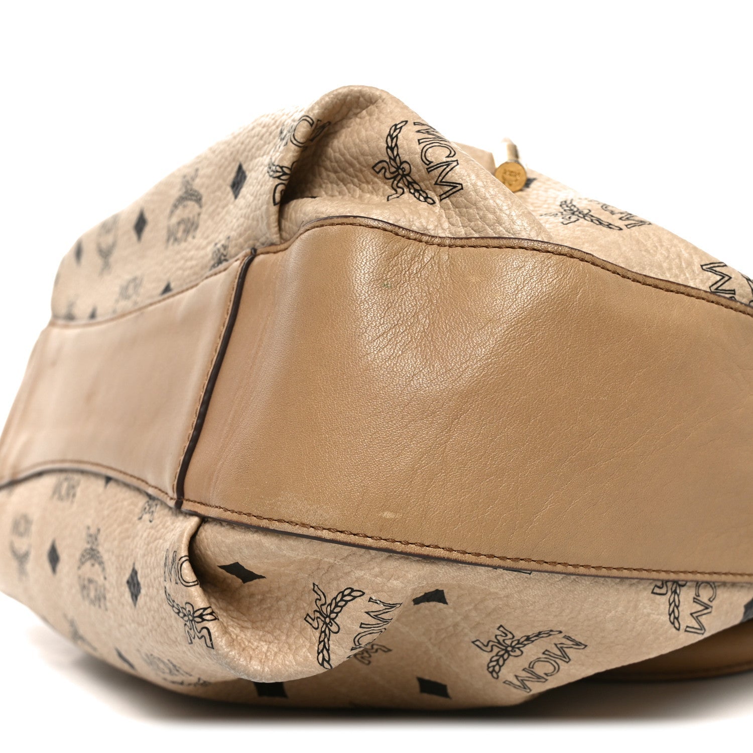 Visetos Medium Drawstring Shopper Beige