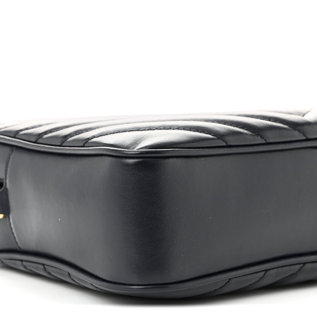 Calfskin Matelasse Monogram Lou Camera Bag Navy