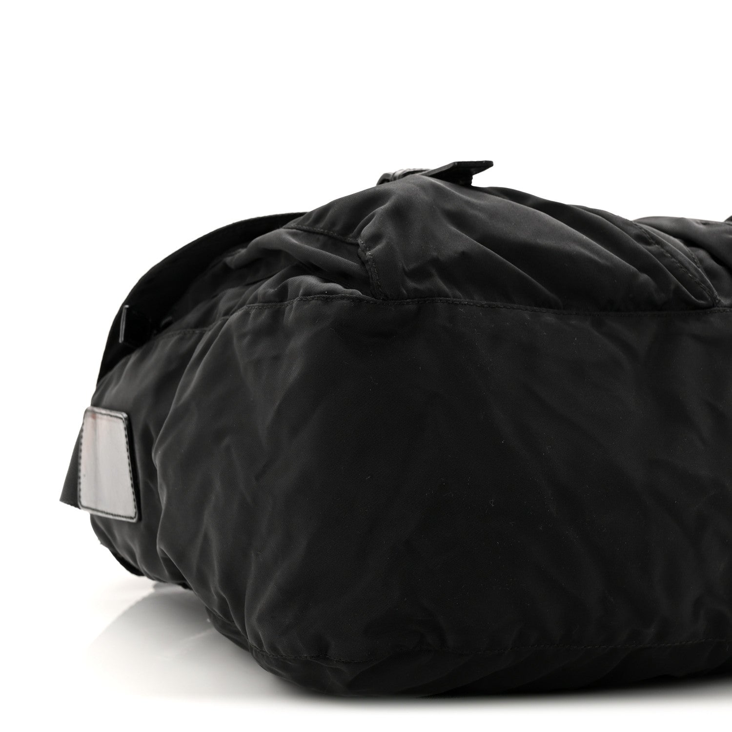 Tessuto Nylon Messenger Bag Black