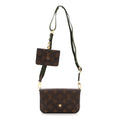 Monogram Felicie Strap & Go Kaki