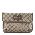 GG Supreme Monogram Neo Vintage Web Belt Bag Brown
