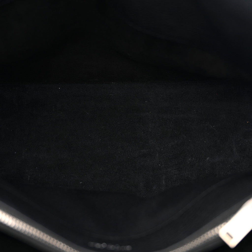 Grained Calfskin Small Supple Sac De Jour Black