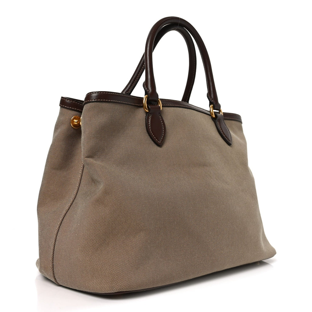 Jacquard Logo Tote Corda Bruciato