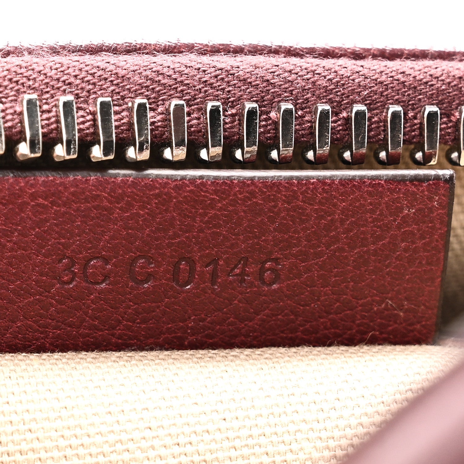 Sugar Goatskin Mini Antigona Oxblood