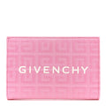 Embroidered Canvas 4G Logo G-Cut Bi-Fold Wallet Bright Pink