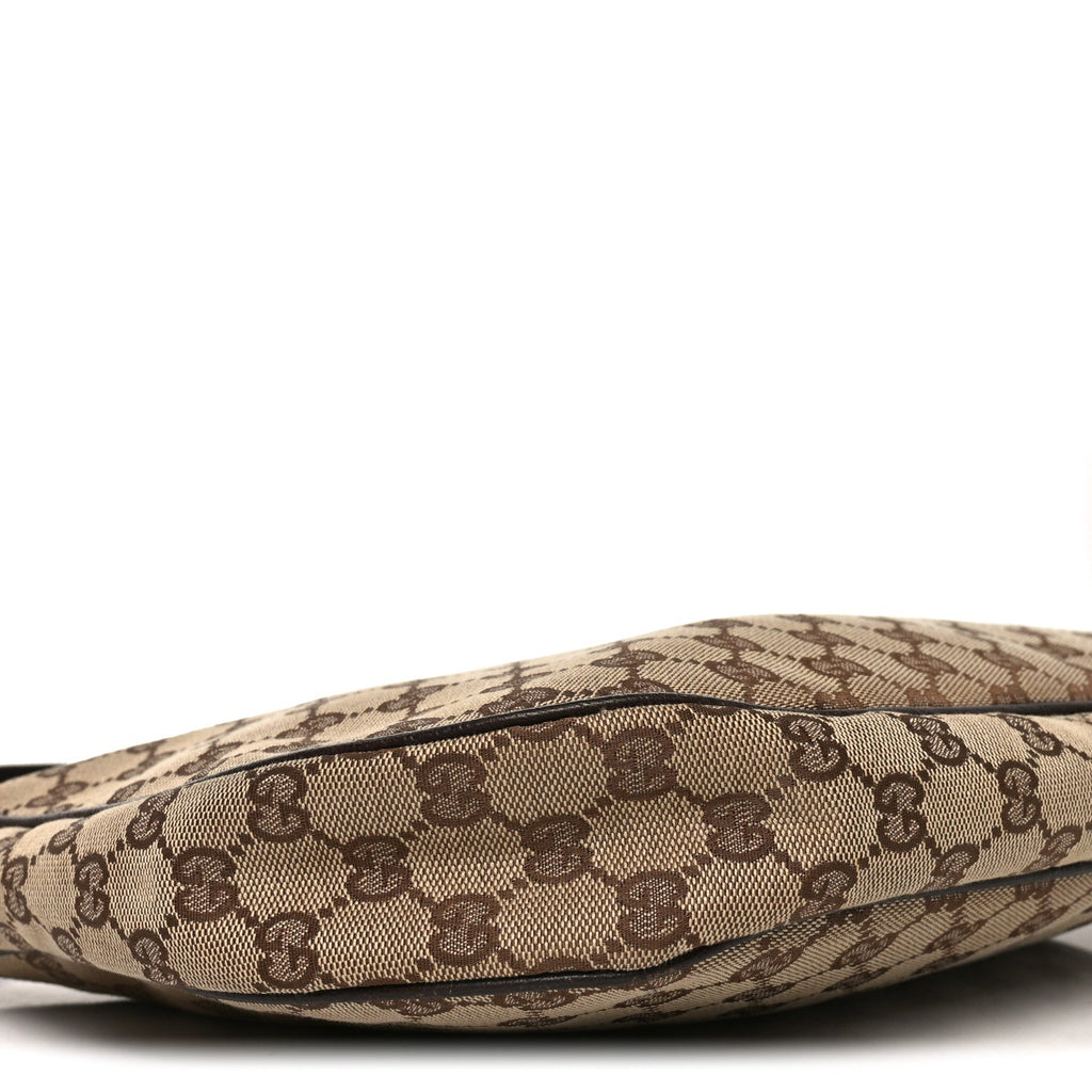Monogram Medium Half Moon Hobo Dark Brown
