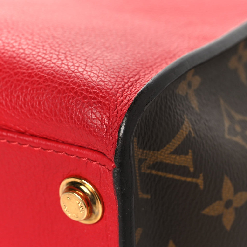 Calfskin Monogram On My Side Pirate Red