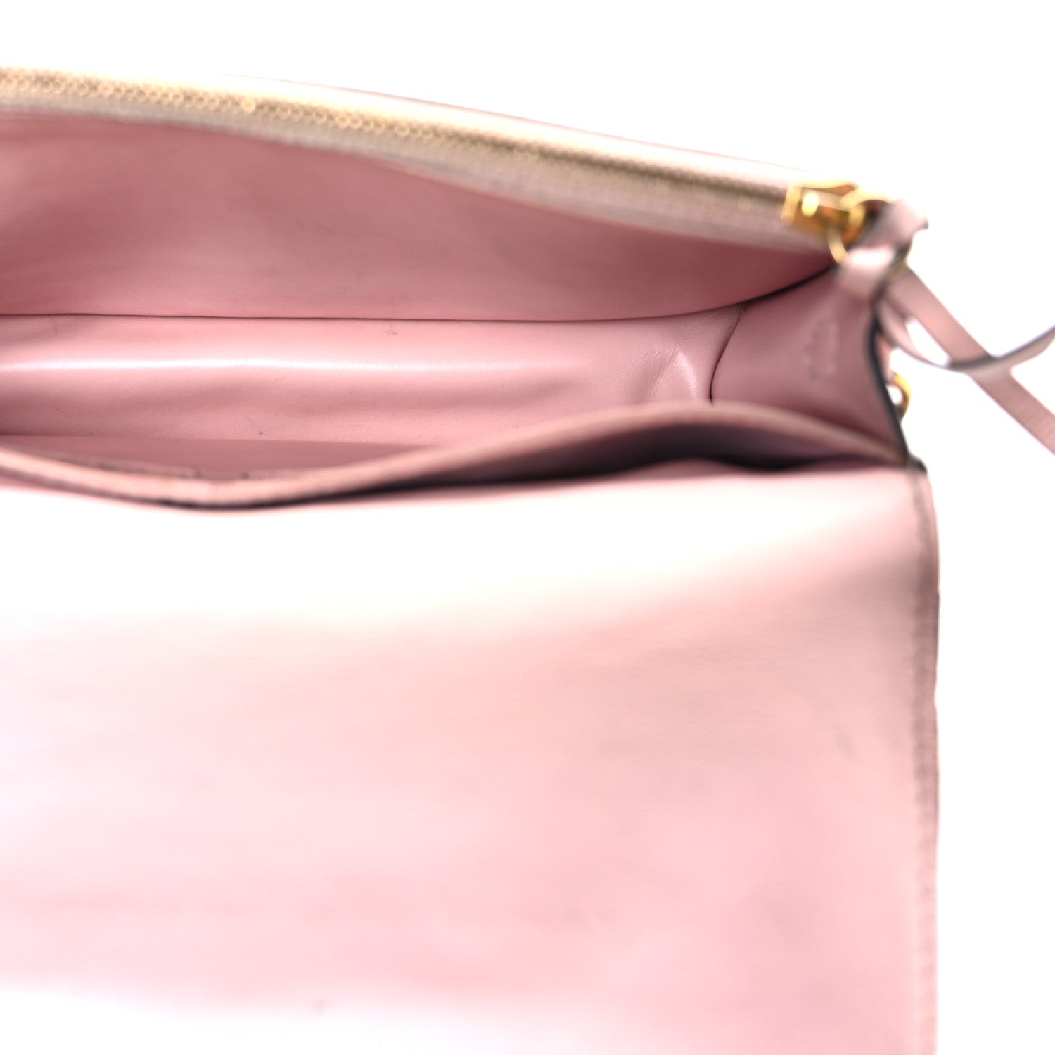 Monogram Flore Chain Wallet Rose Ballerine