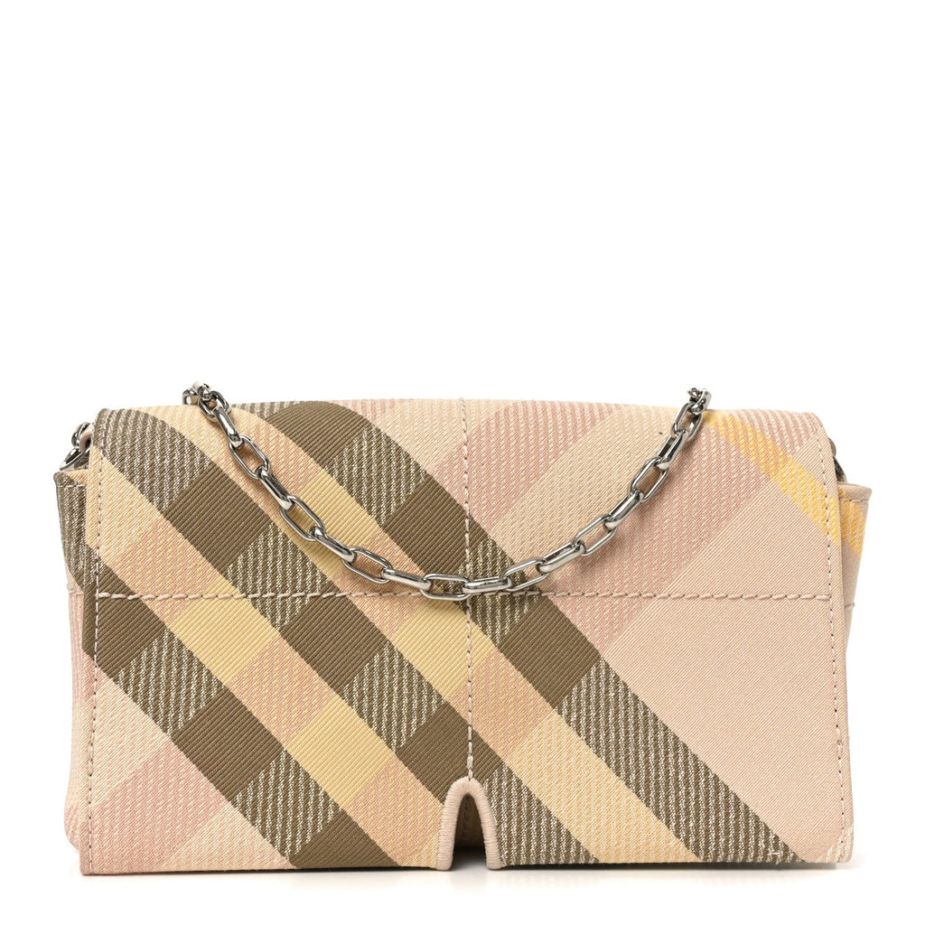 Jacquard Check Soft Snip Mini Chain Bag Teacup