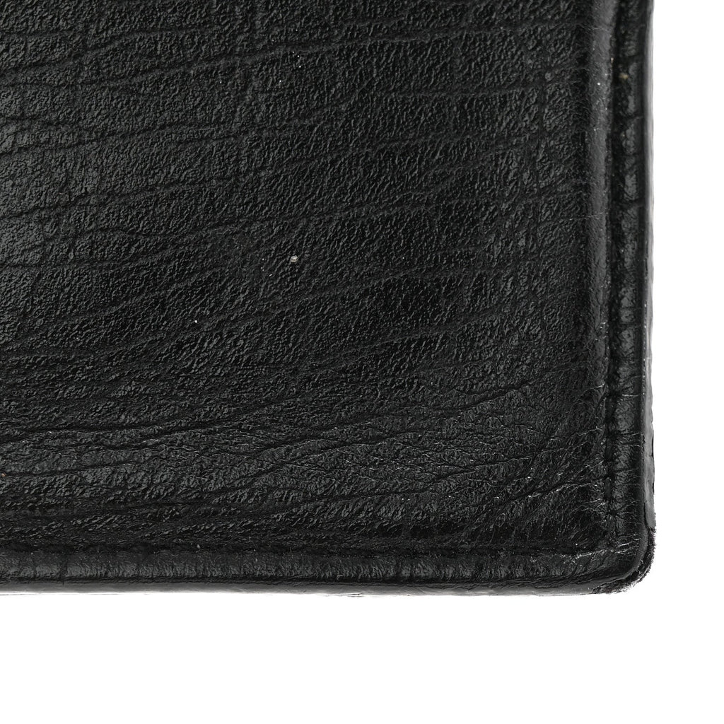 GG Supreme Monogram Bi-Fold Wallet Black