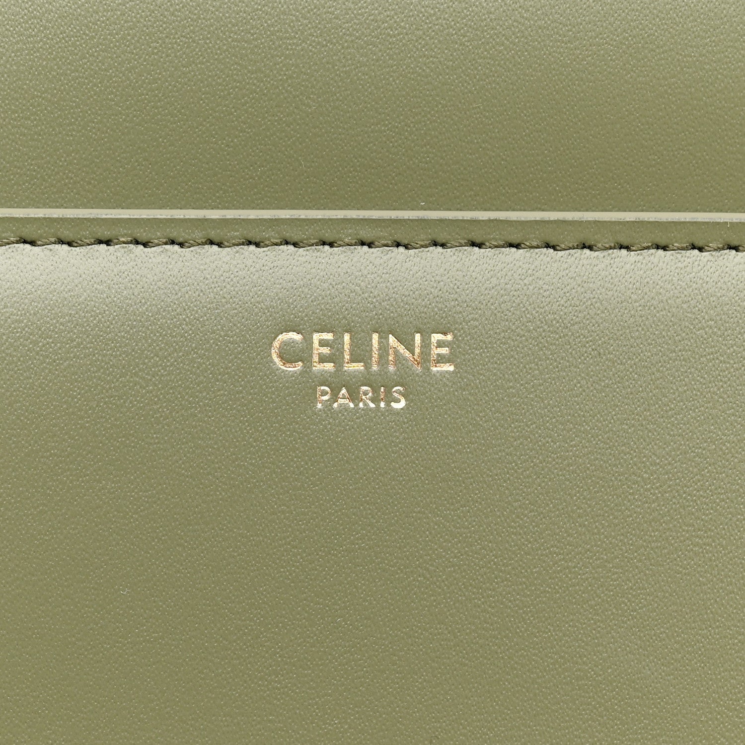 Satinated Calfskin Medium 16 Top Handle Bag Sage