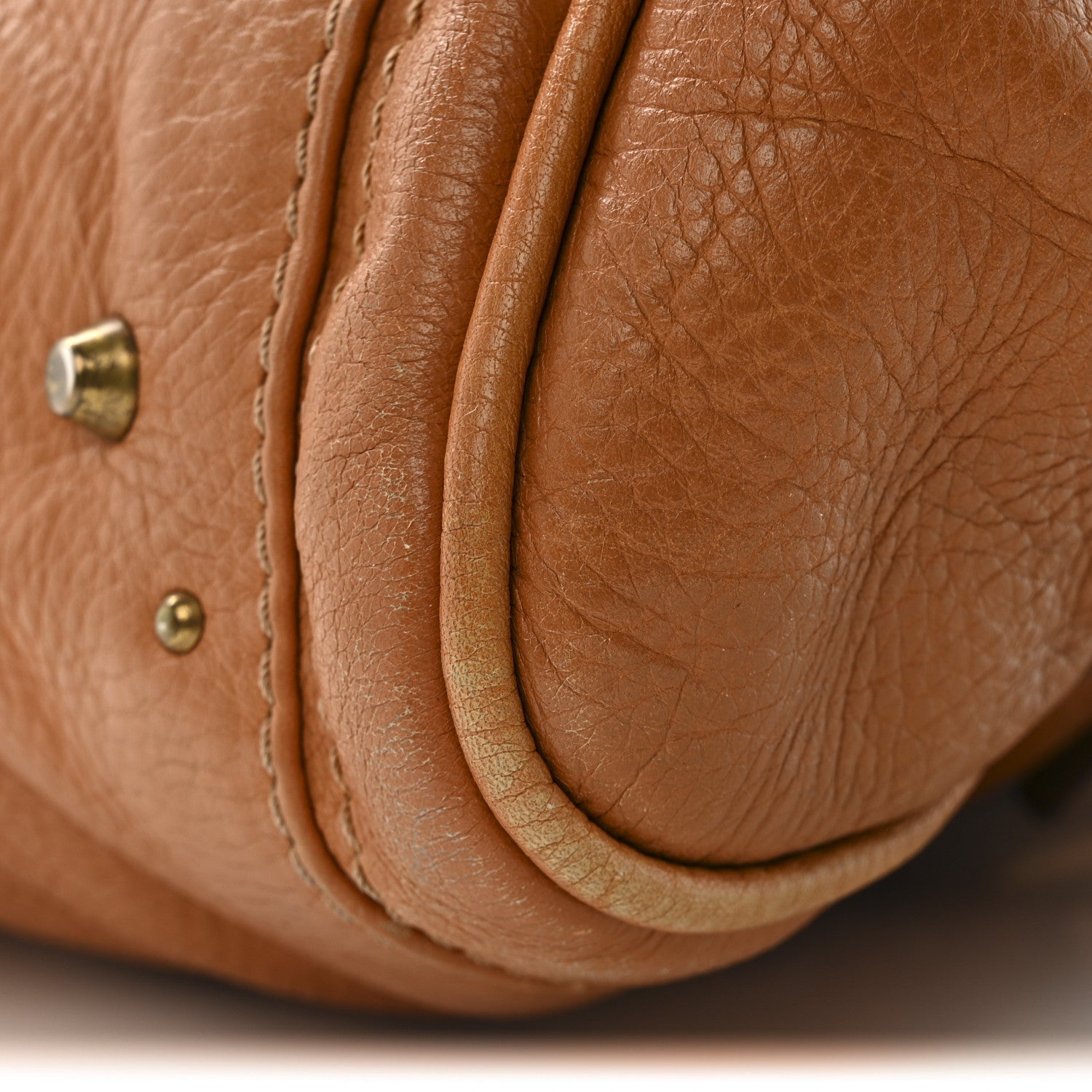 Calfskin Medium Paddington Satchel Tan