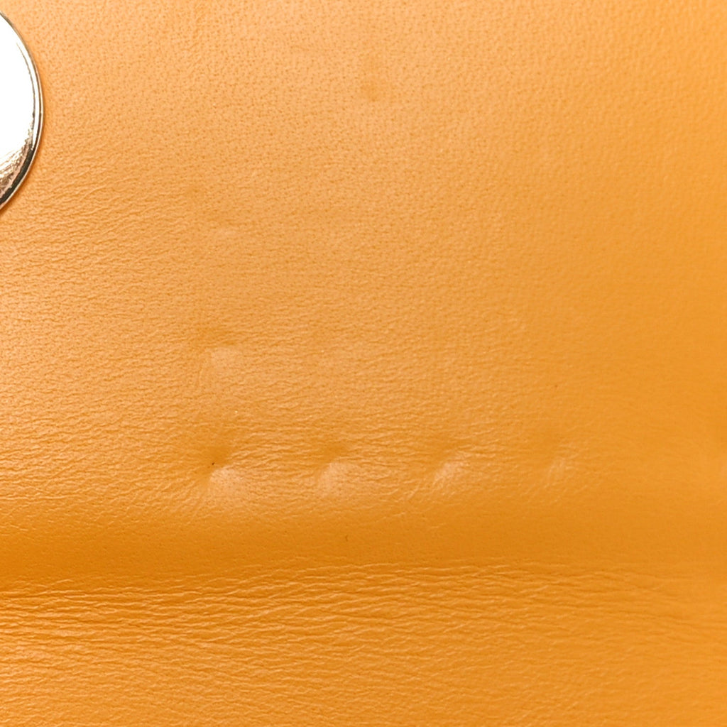 Calfskin Spiked Sweety Charity Crossbody Bag Yellow
