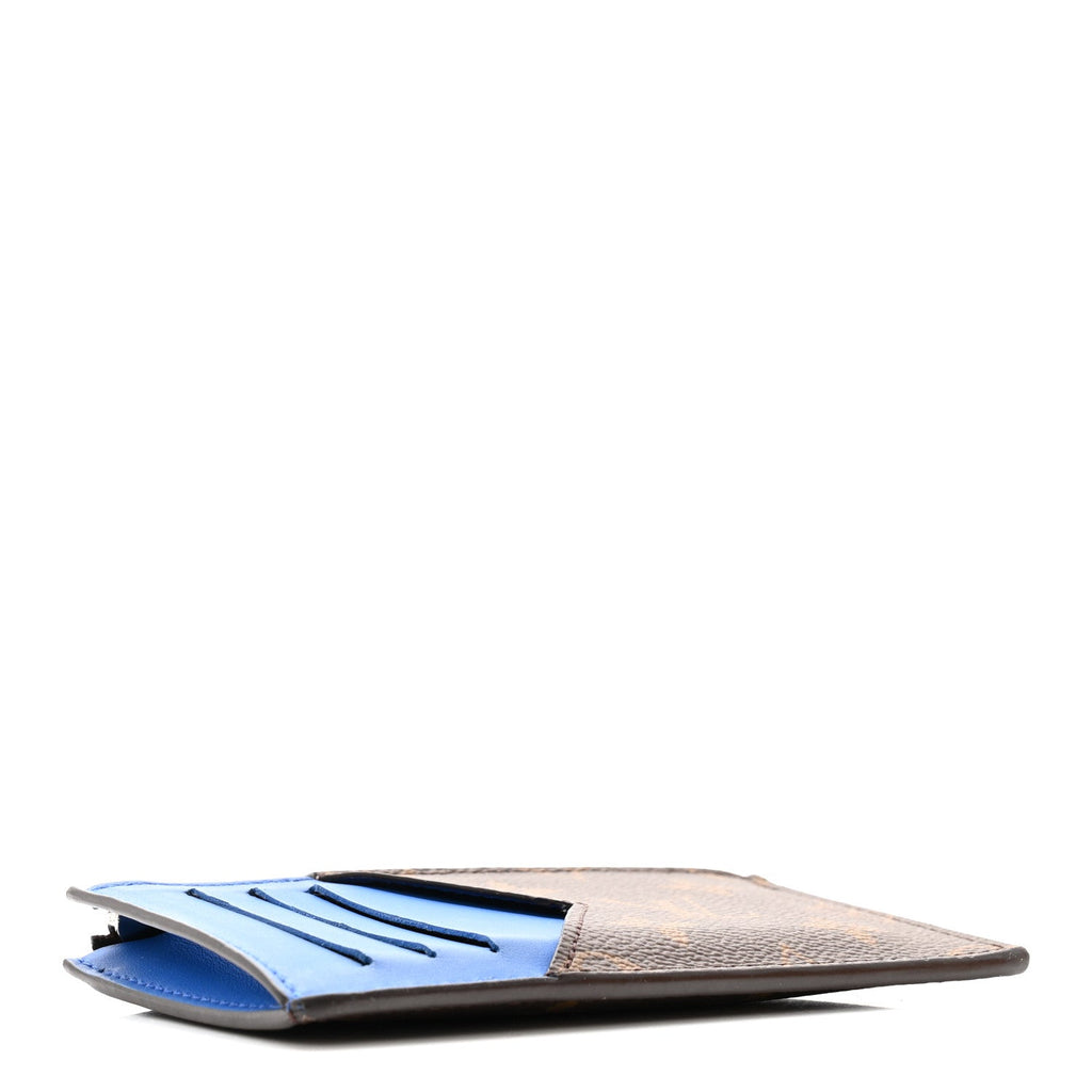 Monogram Calfskin Coin  Holder Indigo Blue