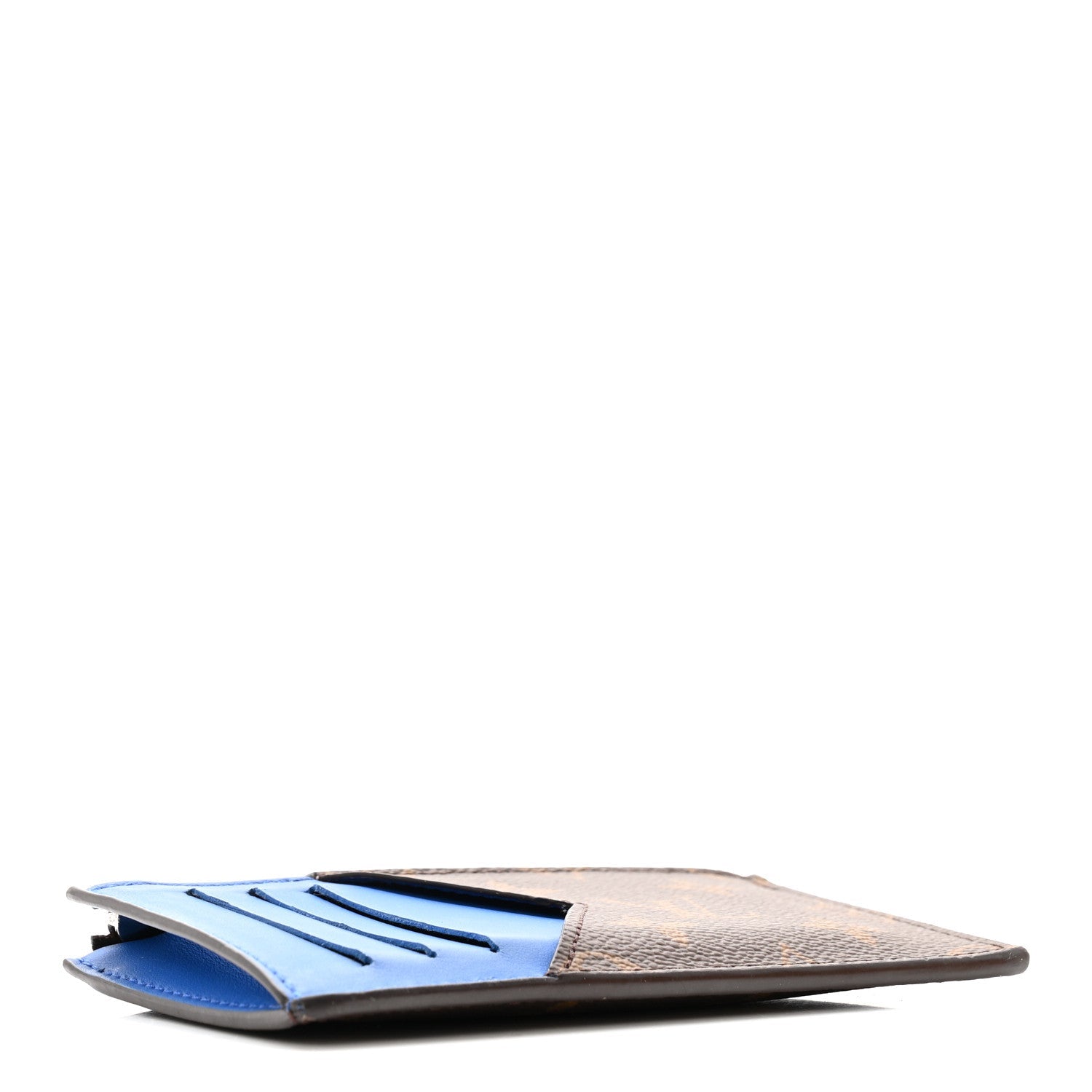 Monogram Calfskin Coin  Holder Indigo Blue