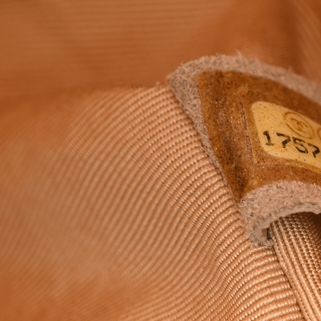 Nubuck Quilted Medium Boy Flap Beige