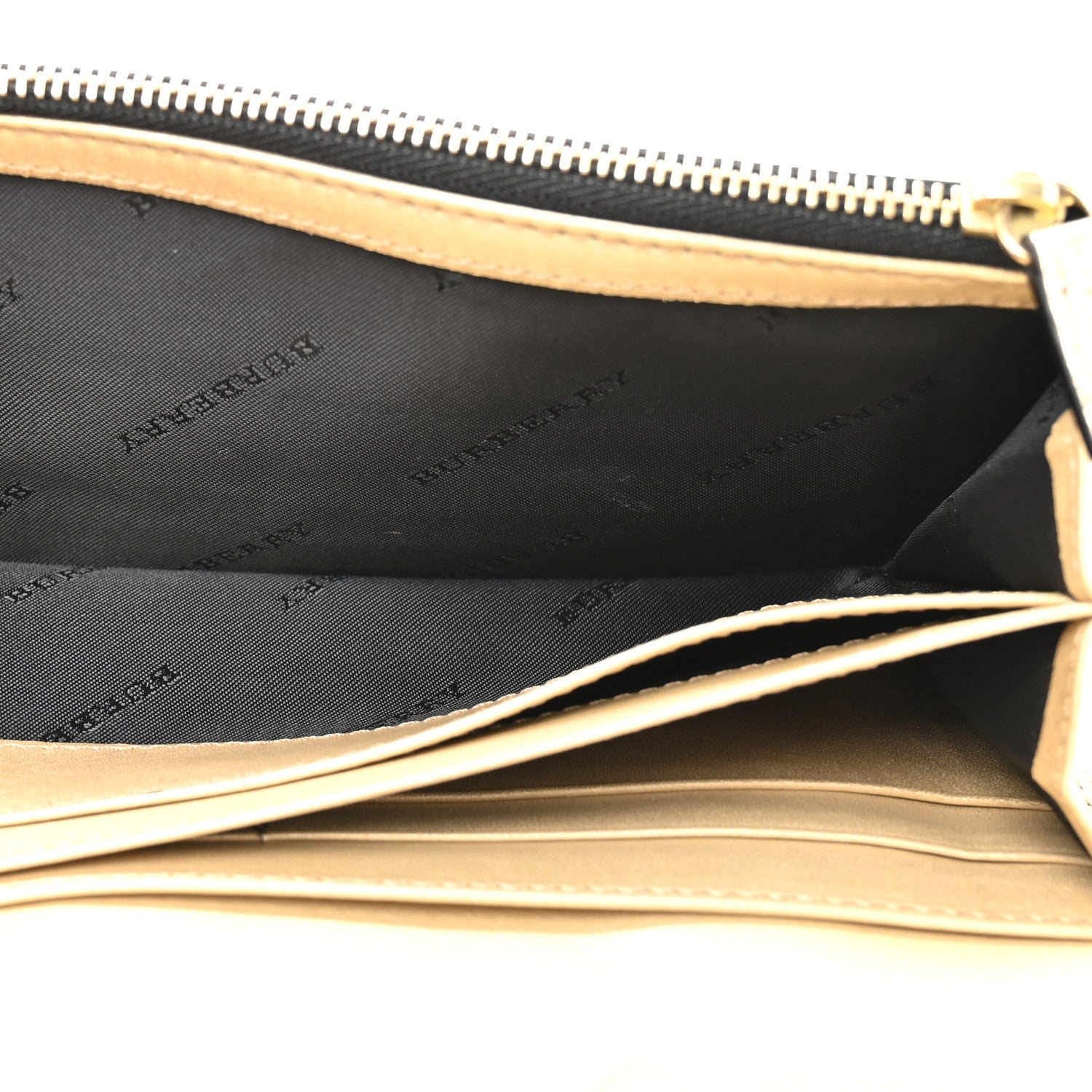 Metallic Heritage Grain Penrose Bow Continental Wallet Gold