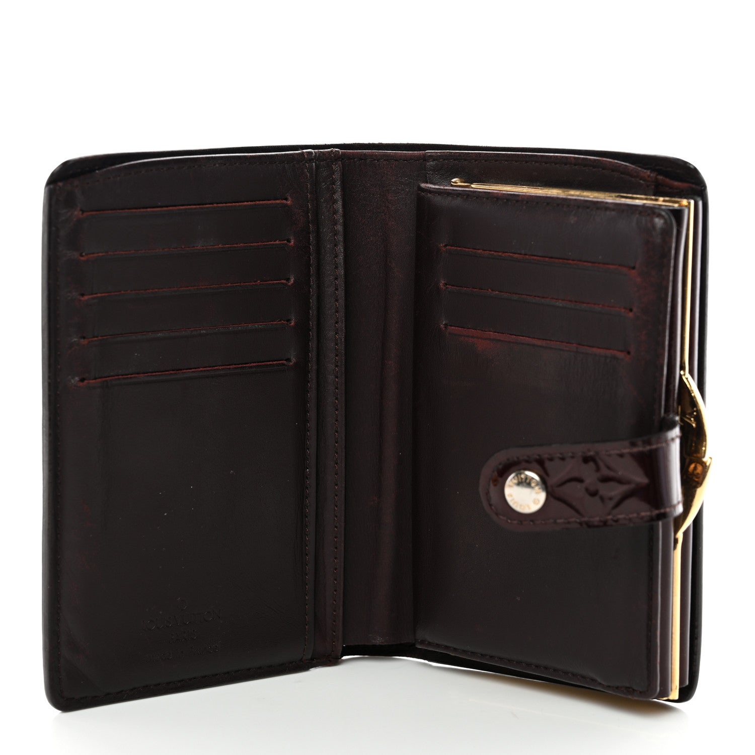 Vernis French Purse Wallet Amarante