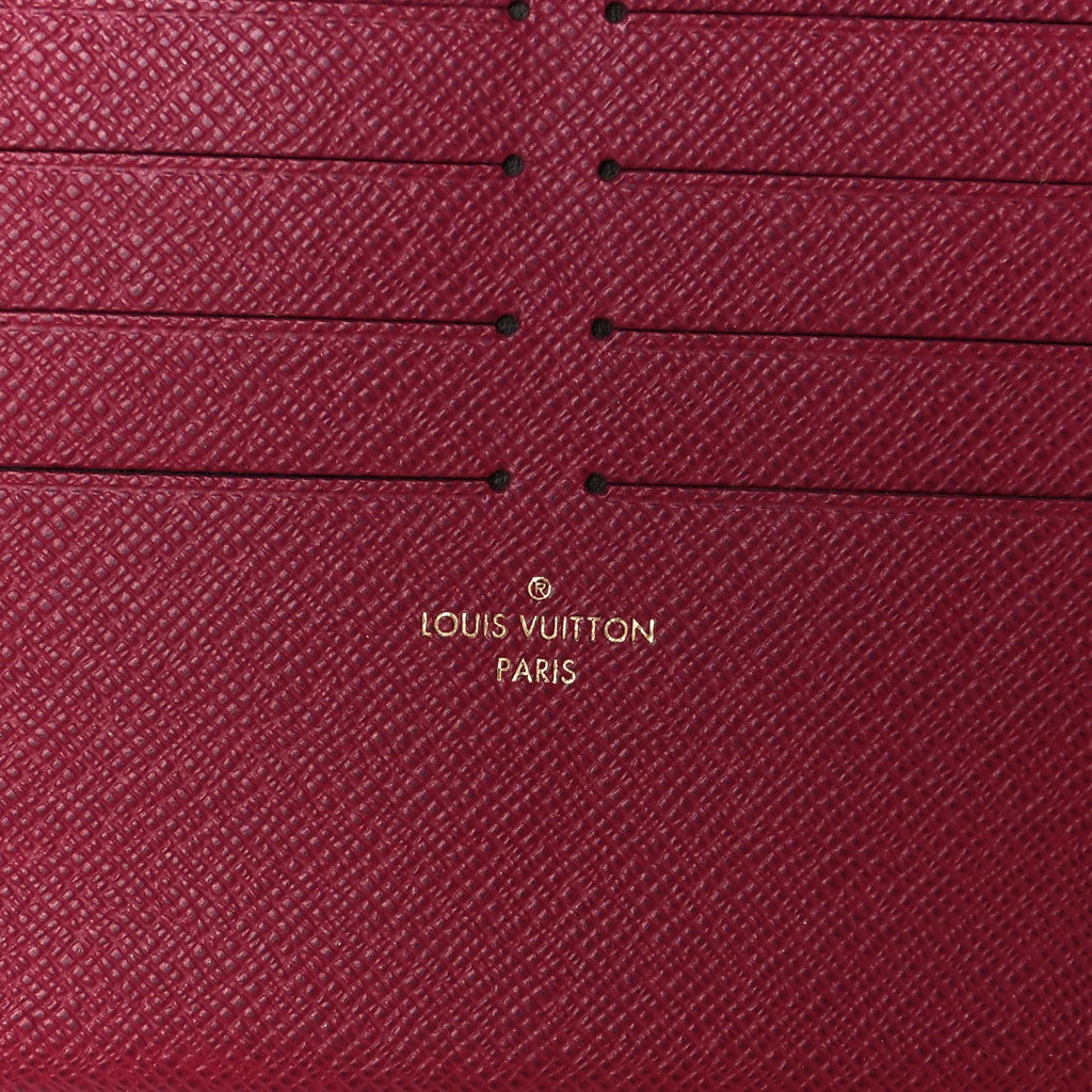 Monogram Pochette Felicie Chain Wallet Fuchsia