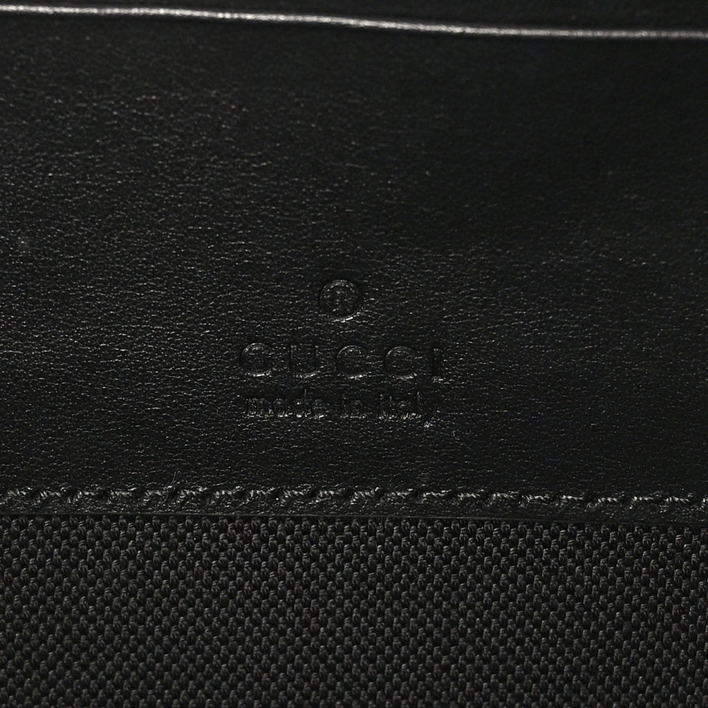 GG Supreme Monogram Web Small Shoulder Bag Black Grey