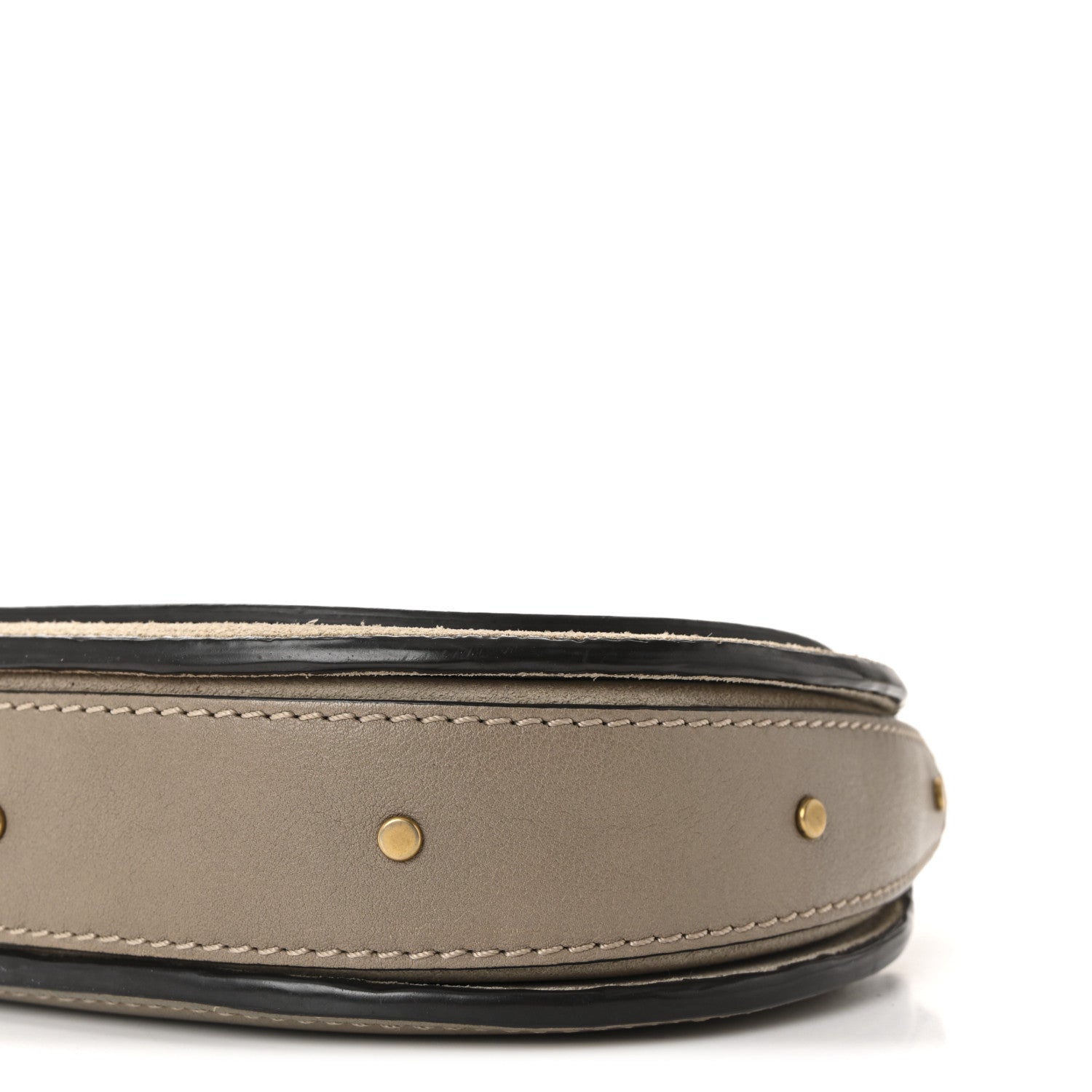 Calfskin Suede Mini Pixie Signature Belt Bag Motty Grey