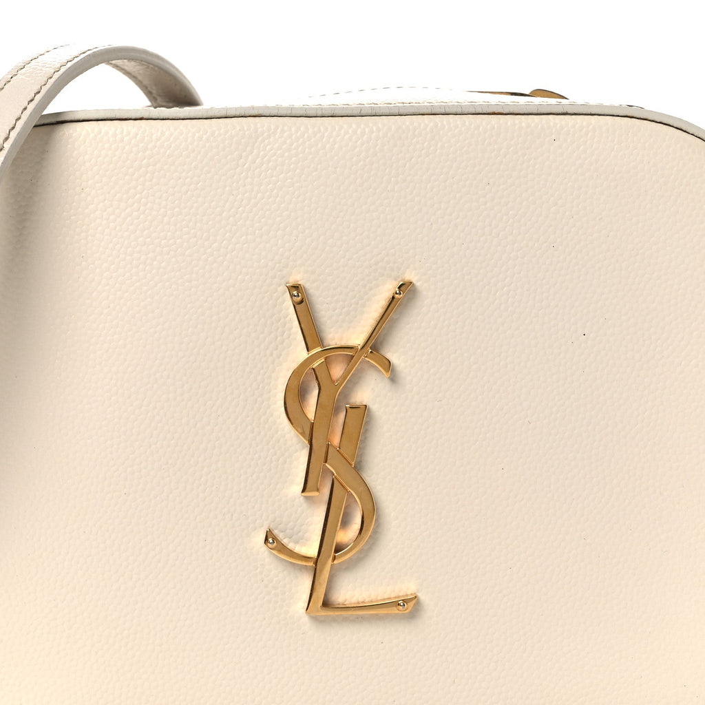 Grain De Poudre Small Classic Monogram Camera Bag White