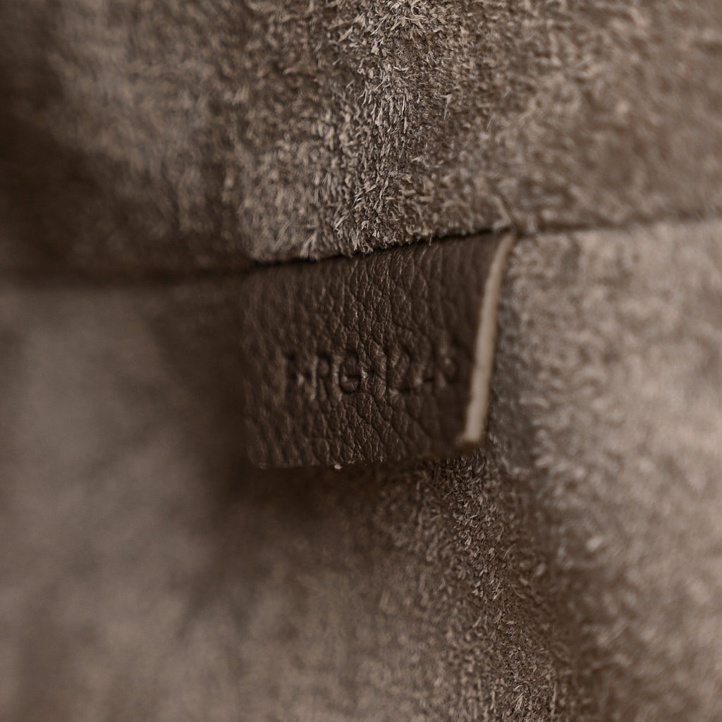 Supple Grained Calfskin Bucket 16 Bag Pebble