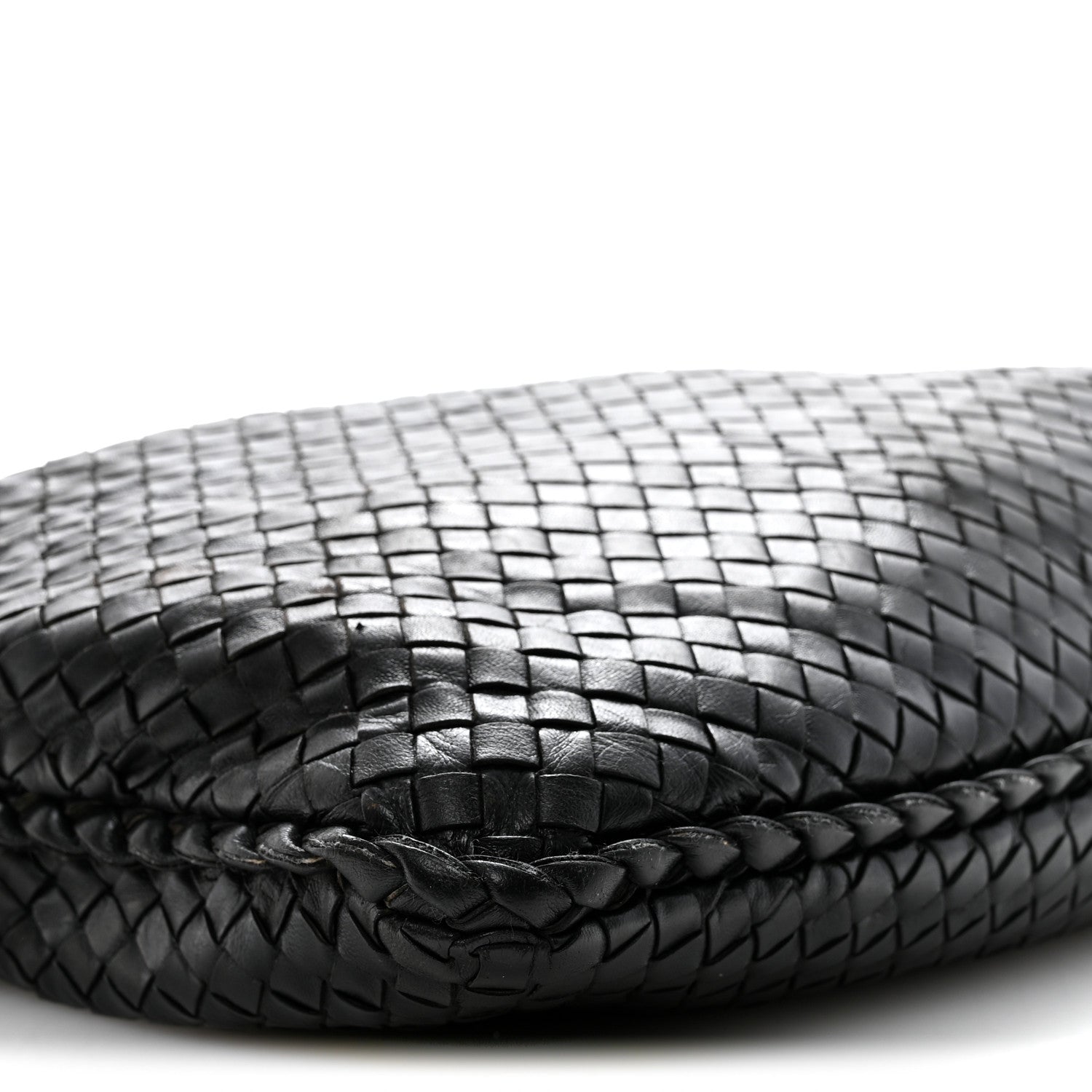 Nappa Intrecciato Large Veneta Hobo Black
