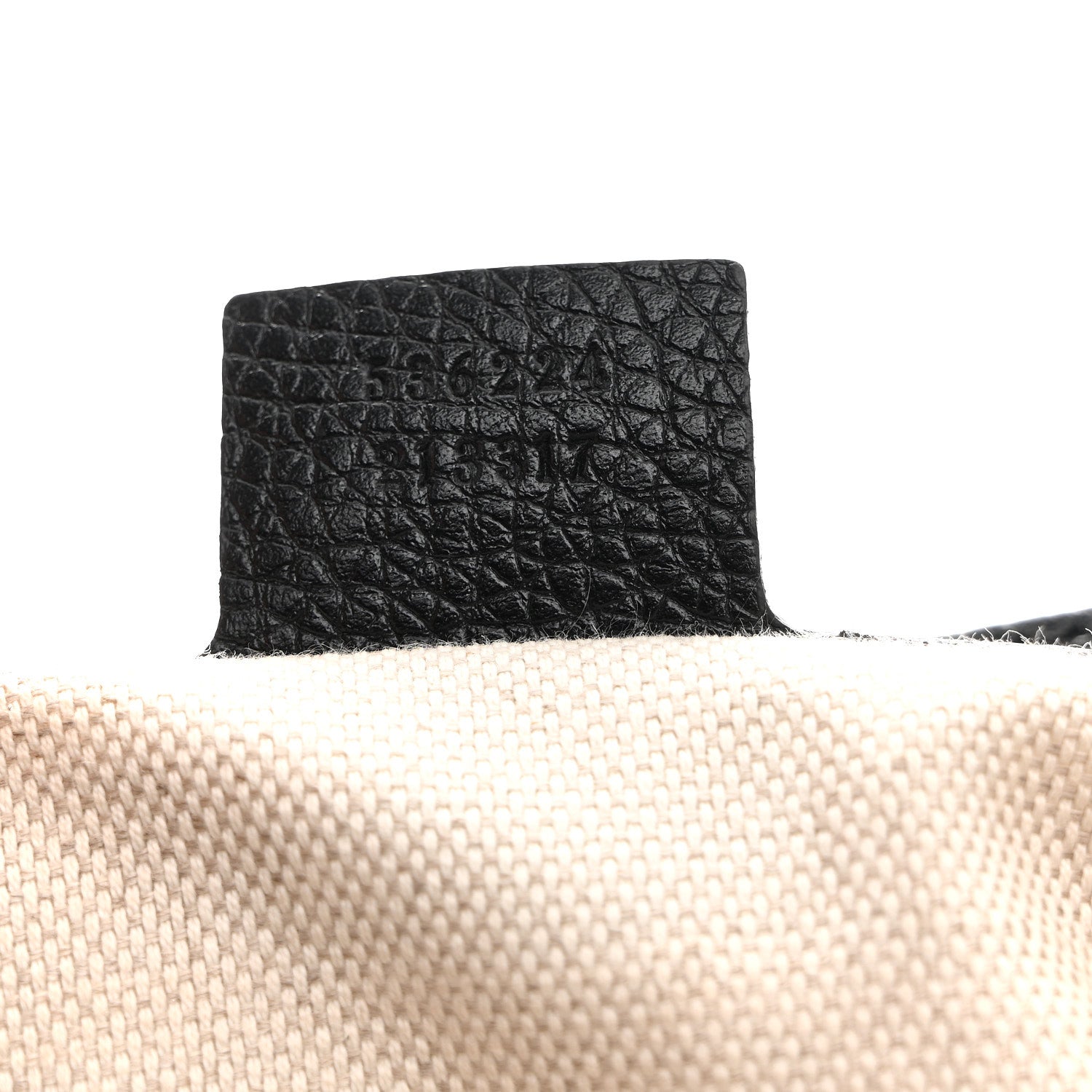 Pebbled Calfskin Medium Soho Flap Crossbody Black