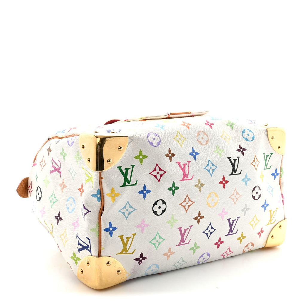 Monogram Multicolor Speedy 30 White