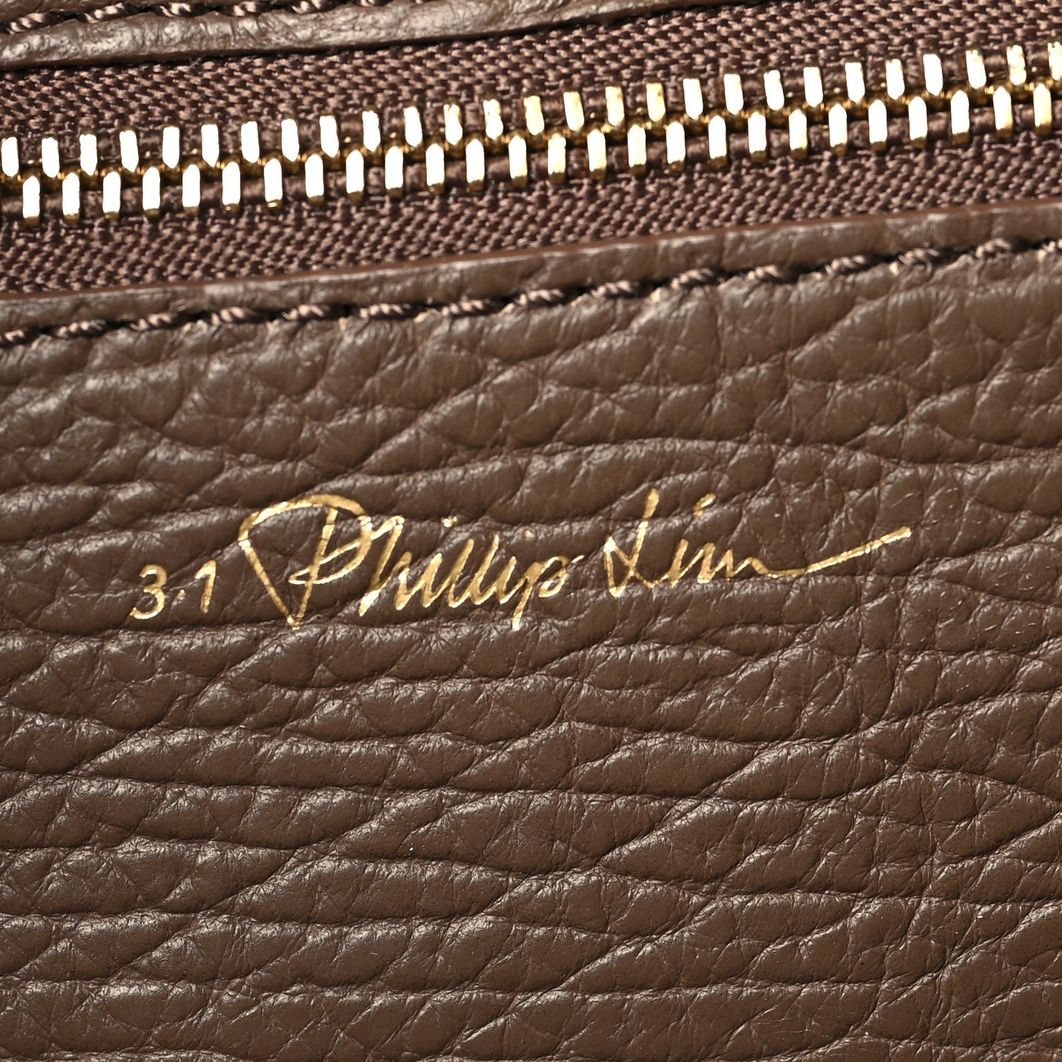 Textured Calfskin Mini Pashli Satchel Taupe
