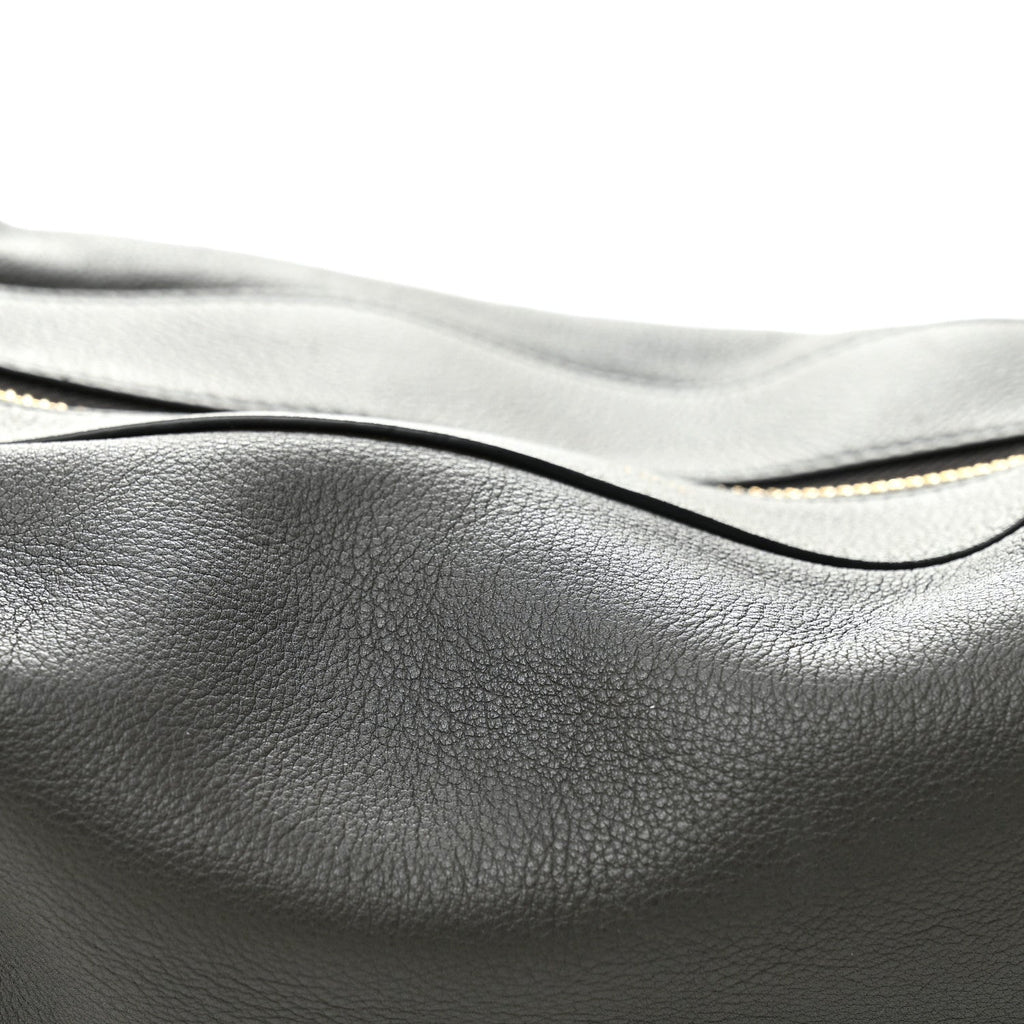 Supple Calfskin Medium Romy Shoulder Bag Grey