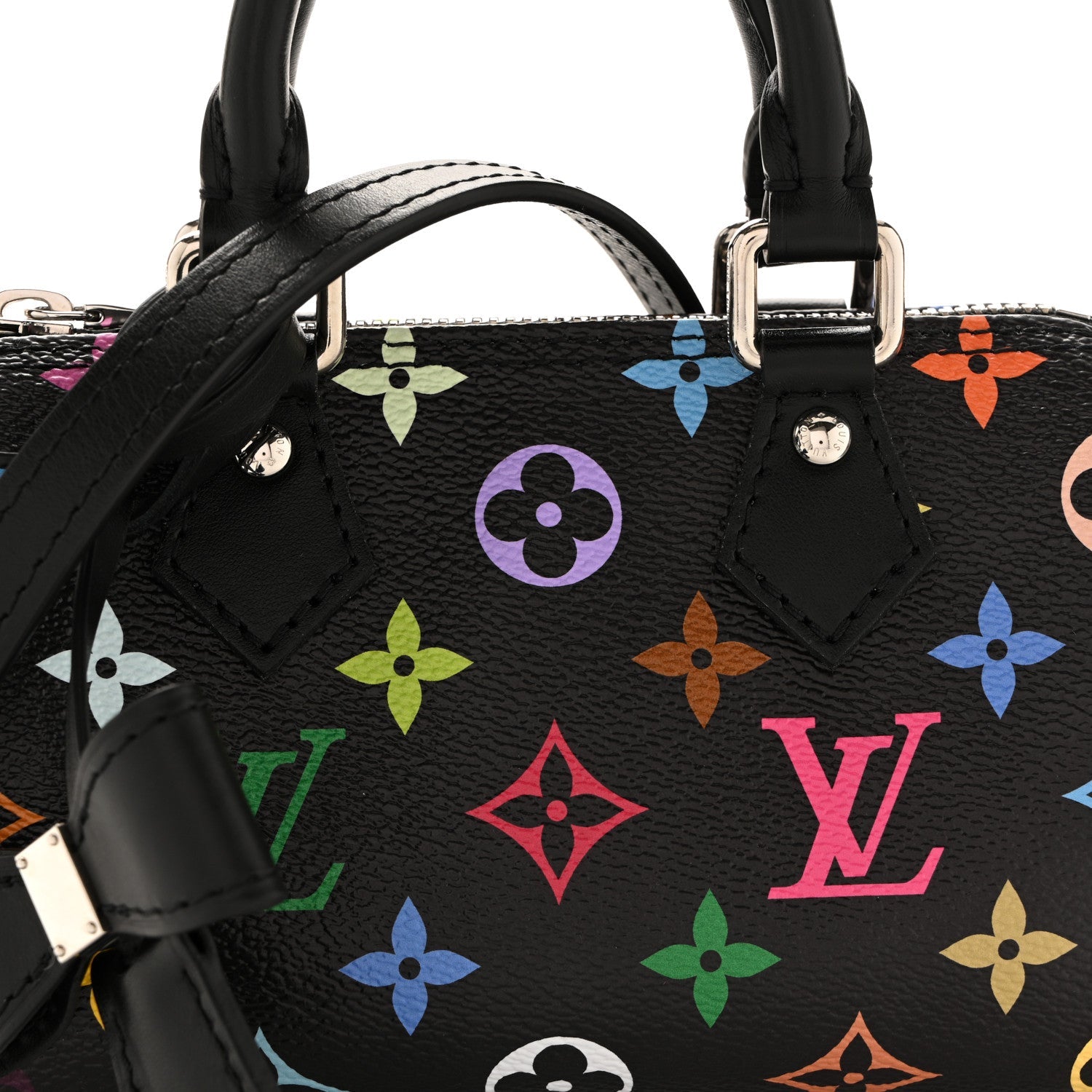 LV X TM Monogram Multicolor Nano Speedy Black