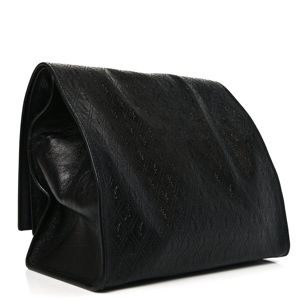 Calfskin Monogram Deli Paper Bag Vintage Black