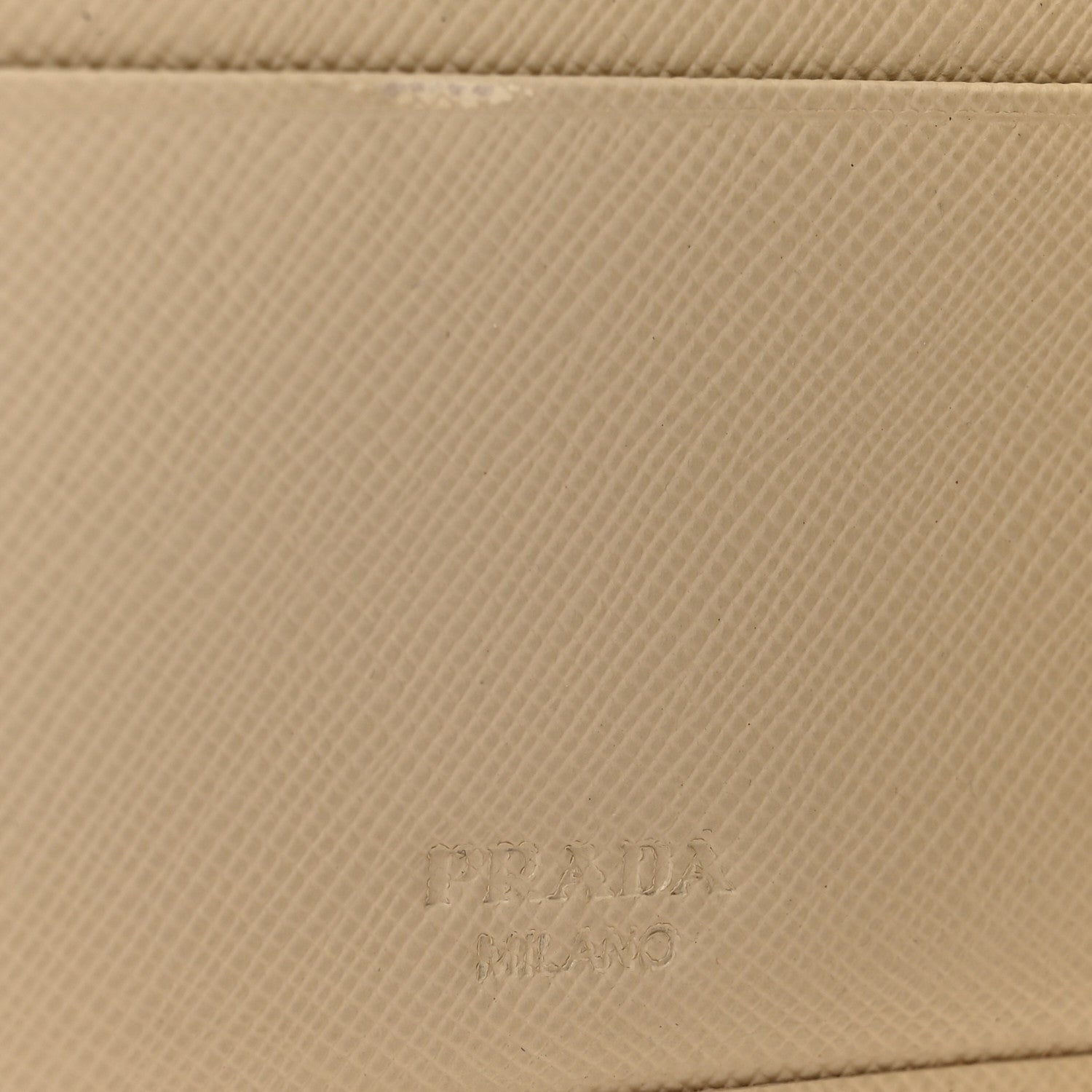 Saffiano Metal Tri-Fold Compact Wallet White