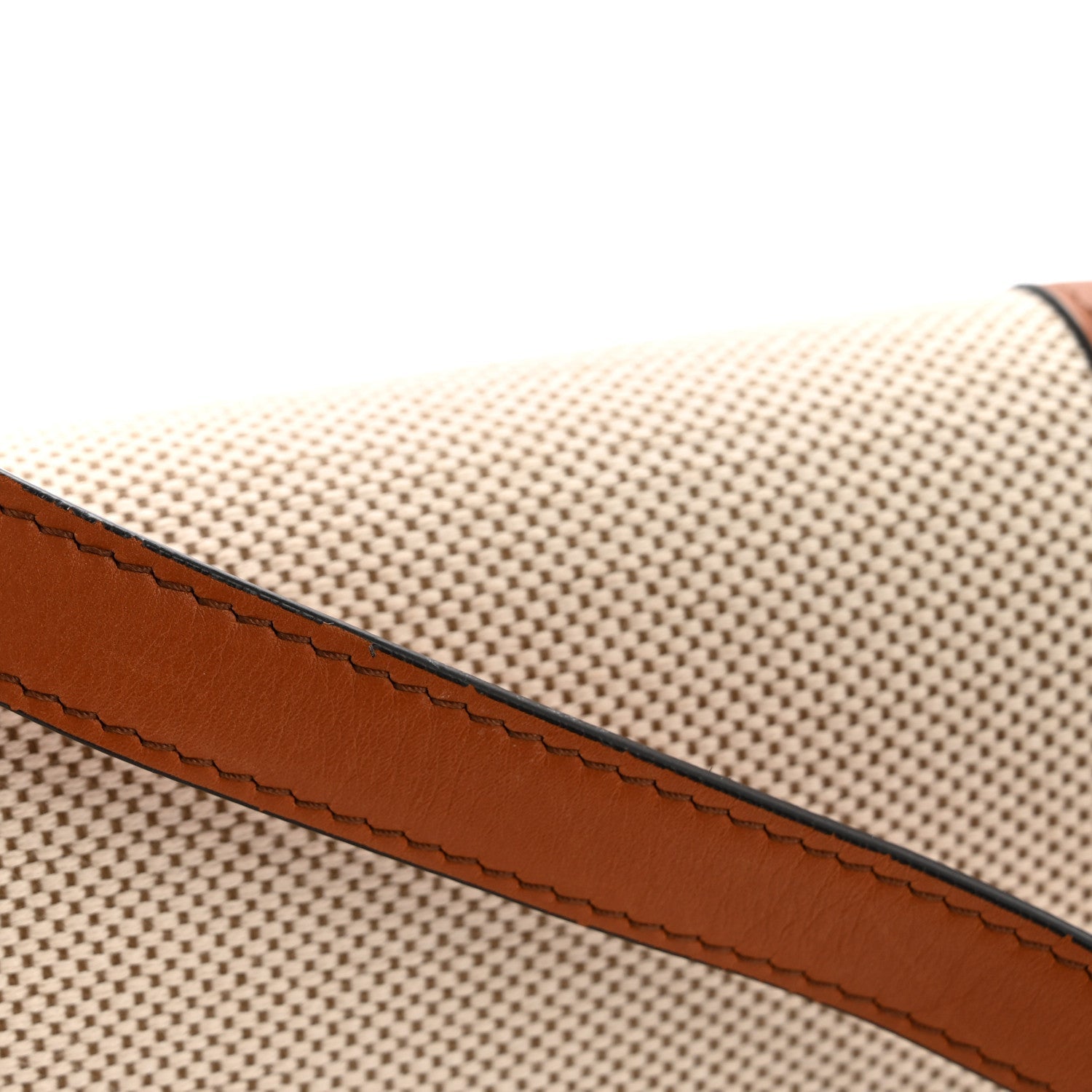 Textile Natural Calfskin Teen Triomphe White Tan