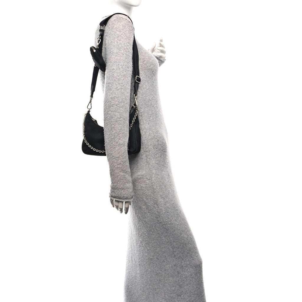 Nylon Re-Edition 2005 Shoulder Bag Black