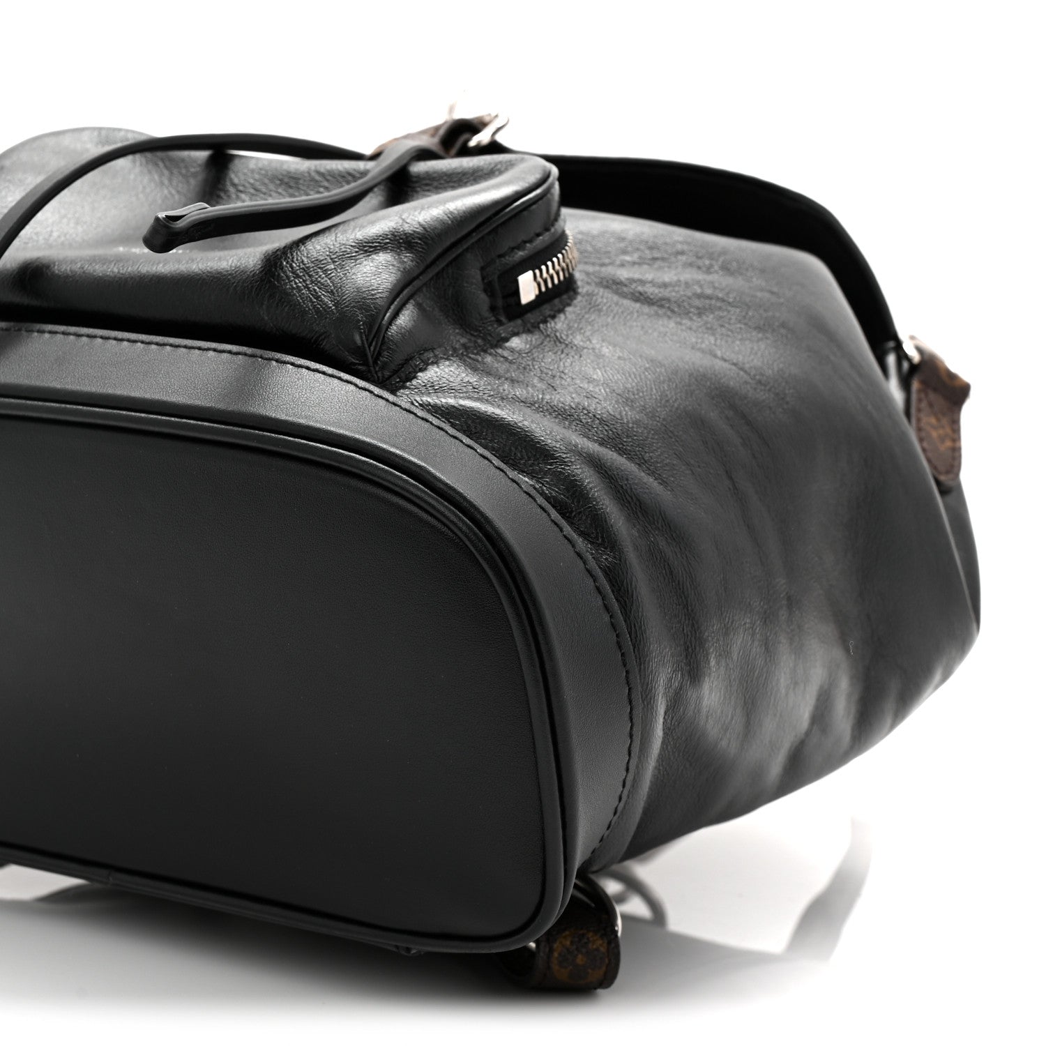 Lambskin Monogram Montsouris Vibe PM Black