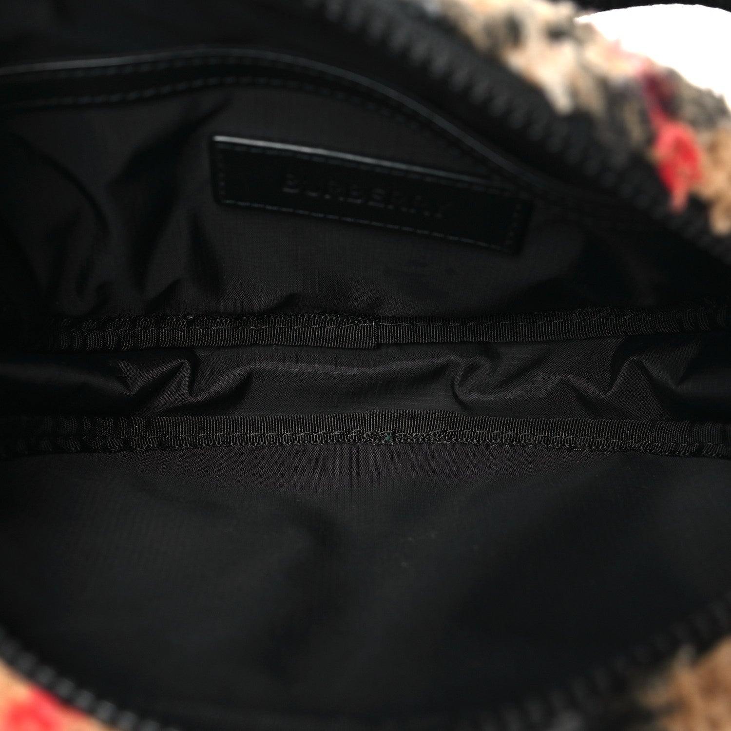 IP Check Fleece Kids Bum Bag Archive Beige Black