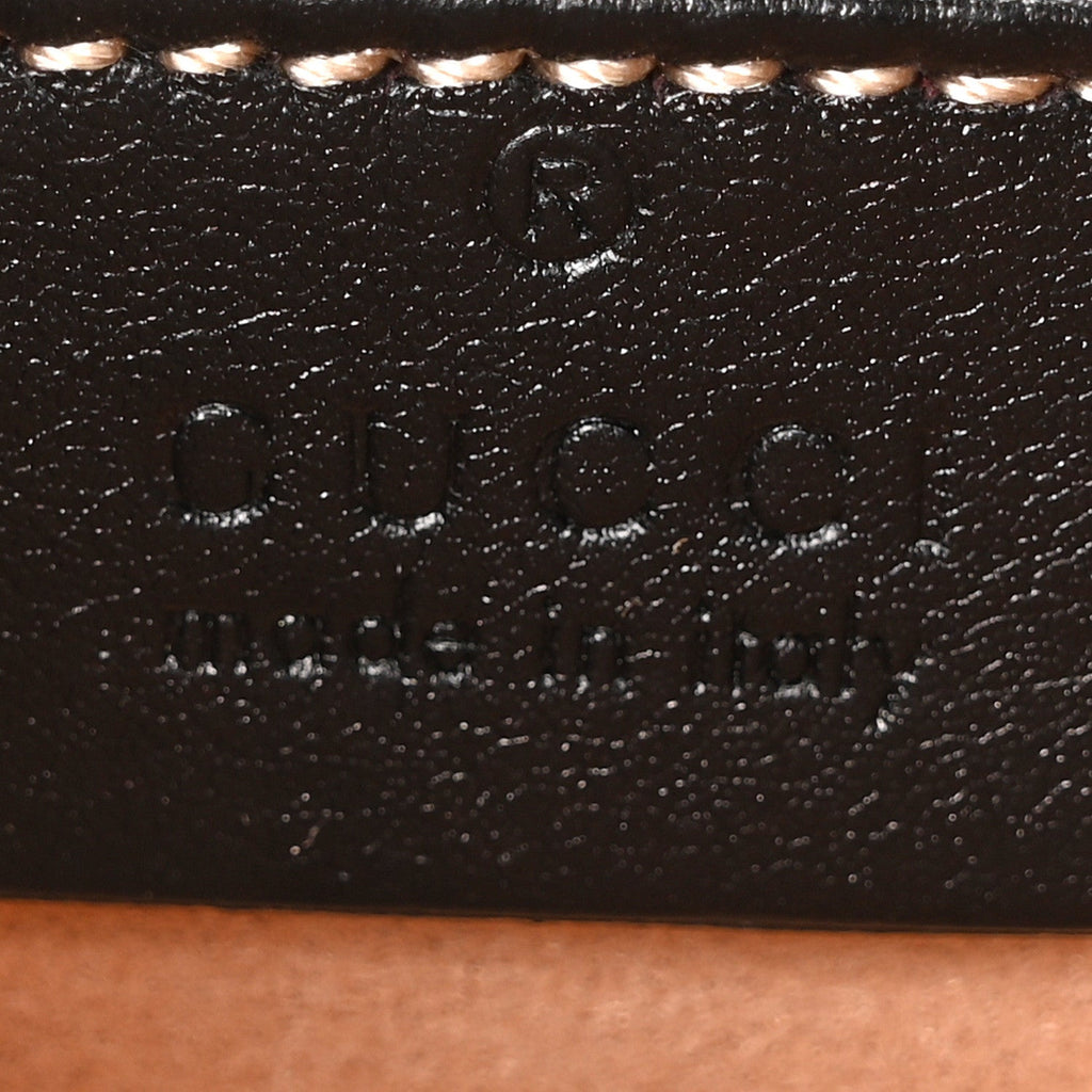 Guccissima Small Padlock Shoulder Bag Black