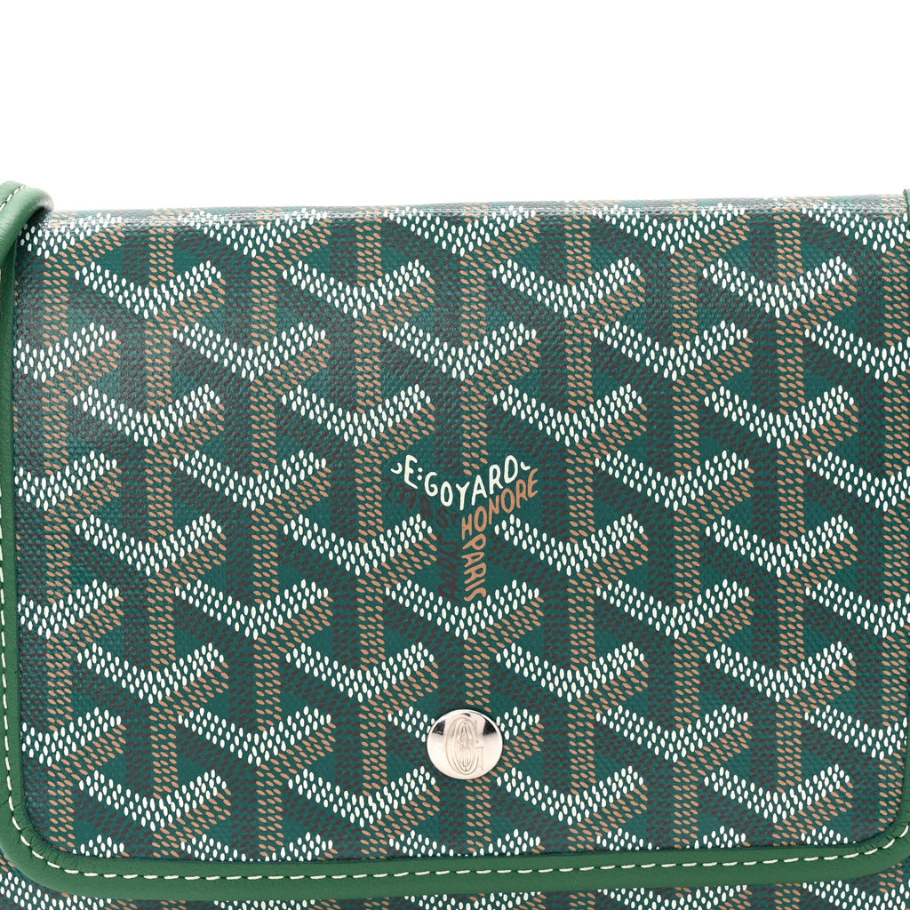 Goyardine Plumet Wallet Clutch Green