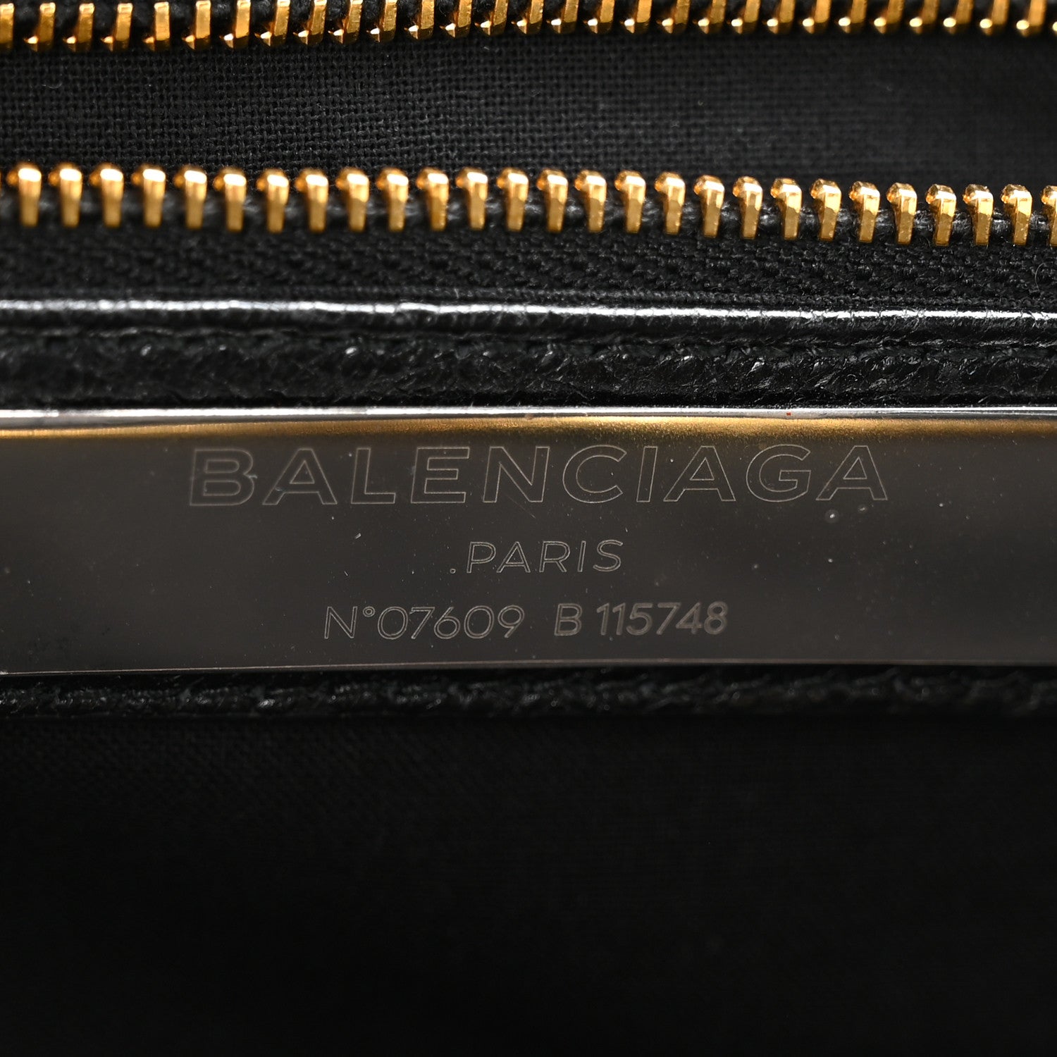 Agneau Classic Gold Hardware City Black