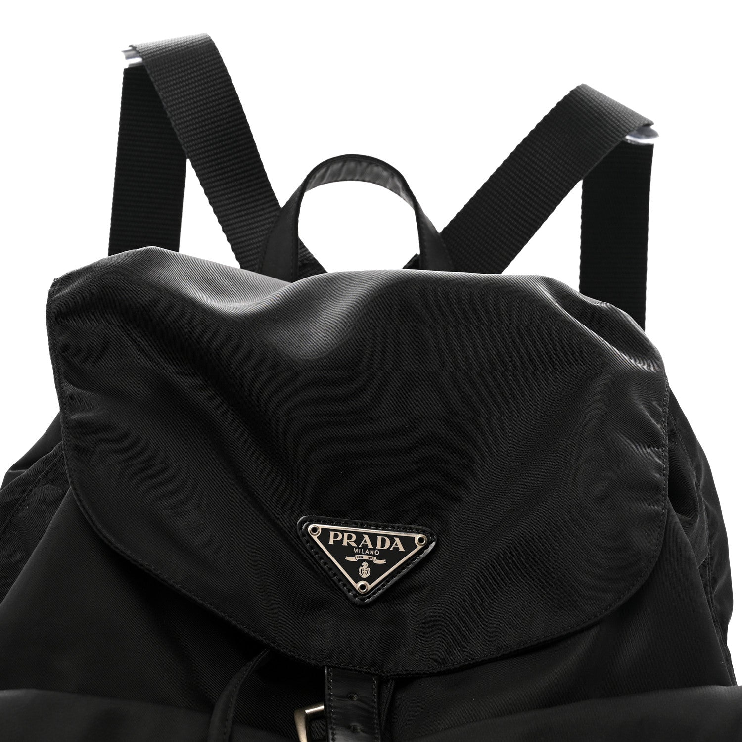 Nylon Vela Medium Backpack Black