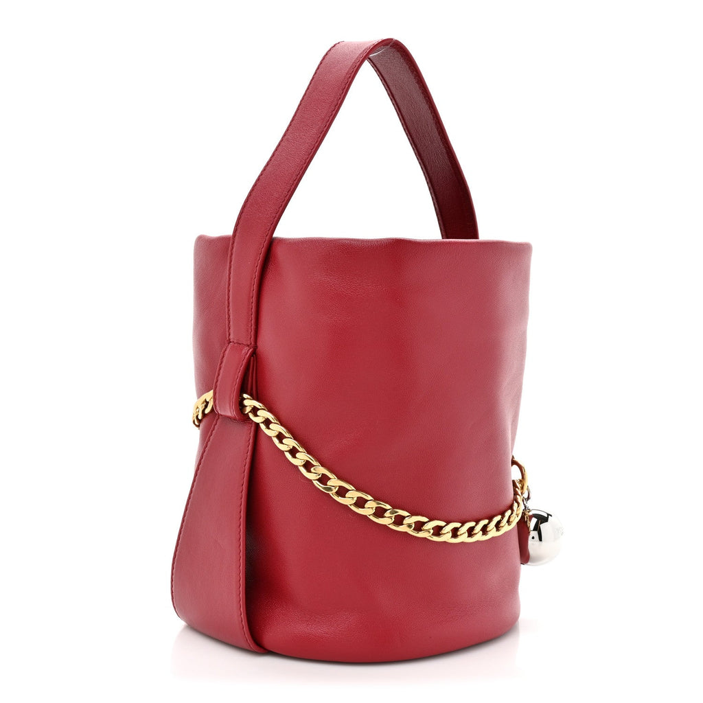 Nappa Petit Sac Mini Bucket Bag Ciliegia