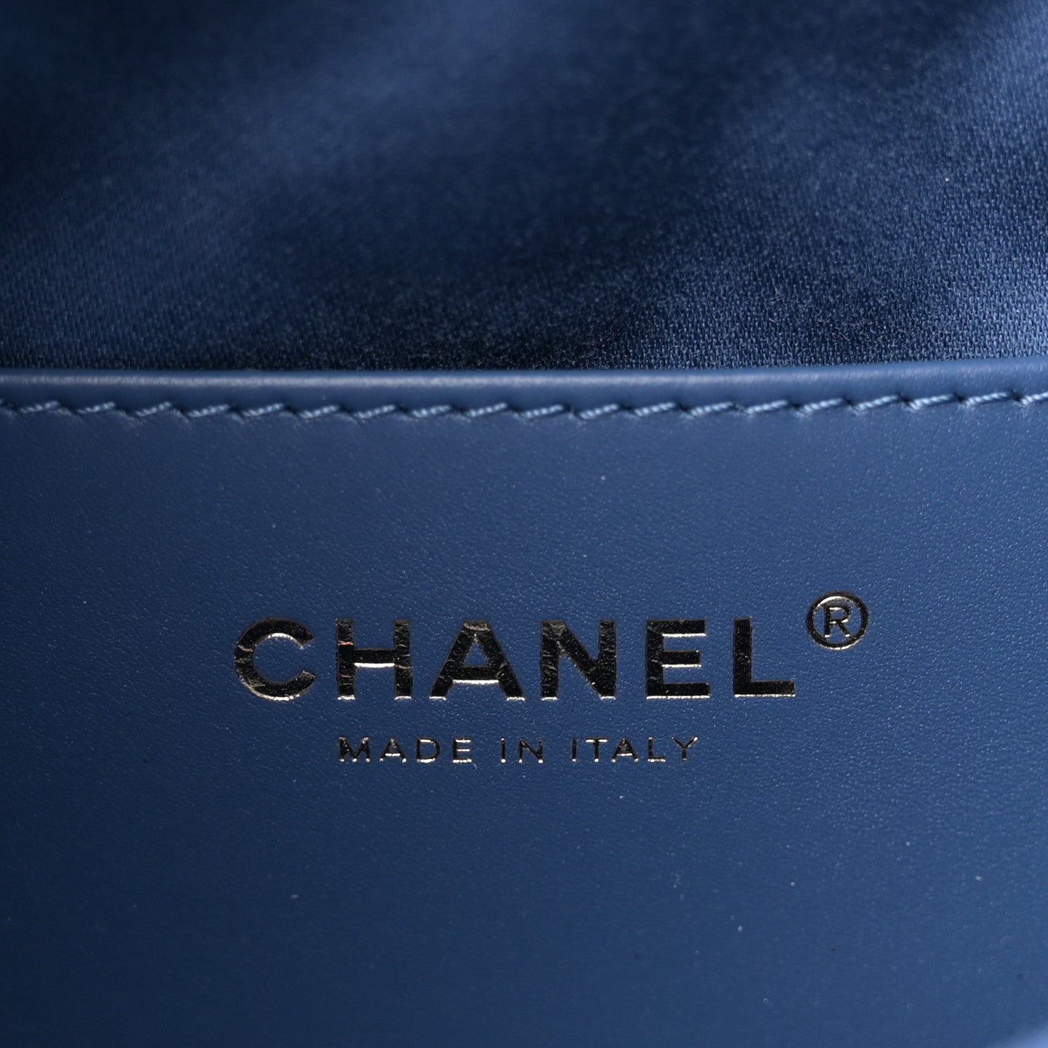 Washed Denim Quilted Mini Chanel 25 Handbag Blue